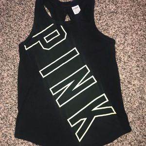PINK Victoria’s Secret open back logo tank